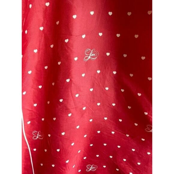 Vtg Valentine Hearts LOVE Scarf Hallmark Gift 26" Square - Picture 3 of 6